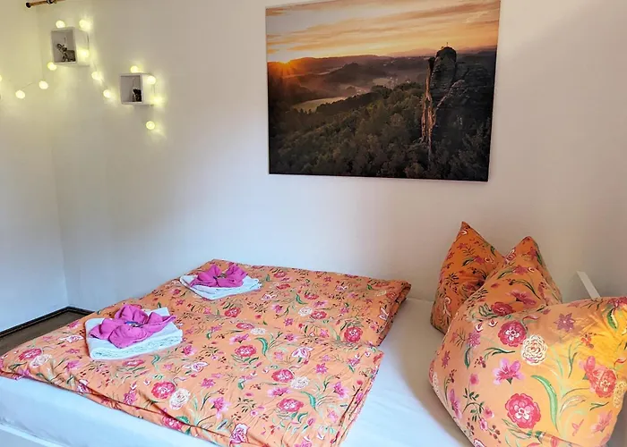 Apartment S3 - Urlaubsmagie - Fuer 4p Mitten Im Elbsandsteingebirge